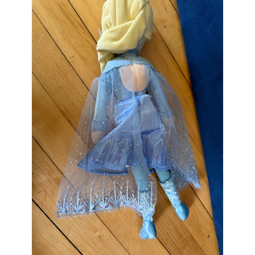 Ty Beanie Baby Disney Sparkle Princess Elsa Frozen 17" Elsa Plush Stuffed - Picture 4 of 5